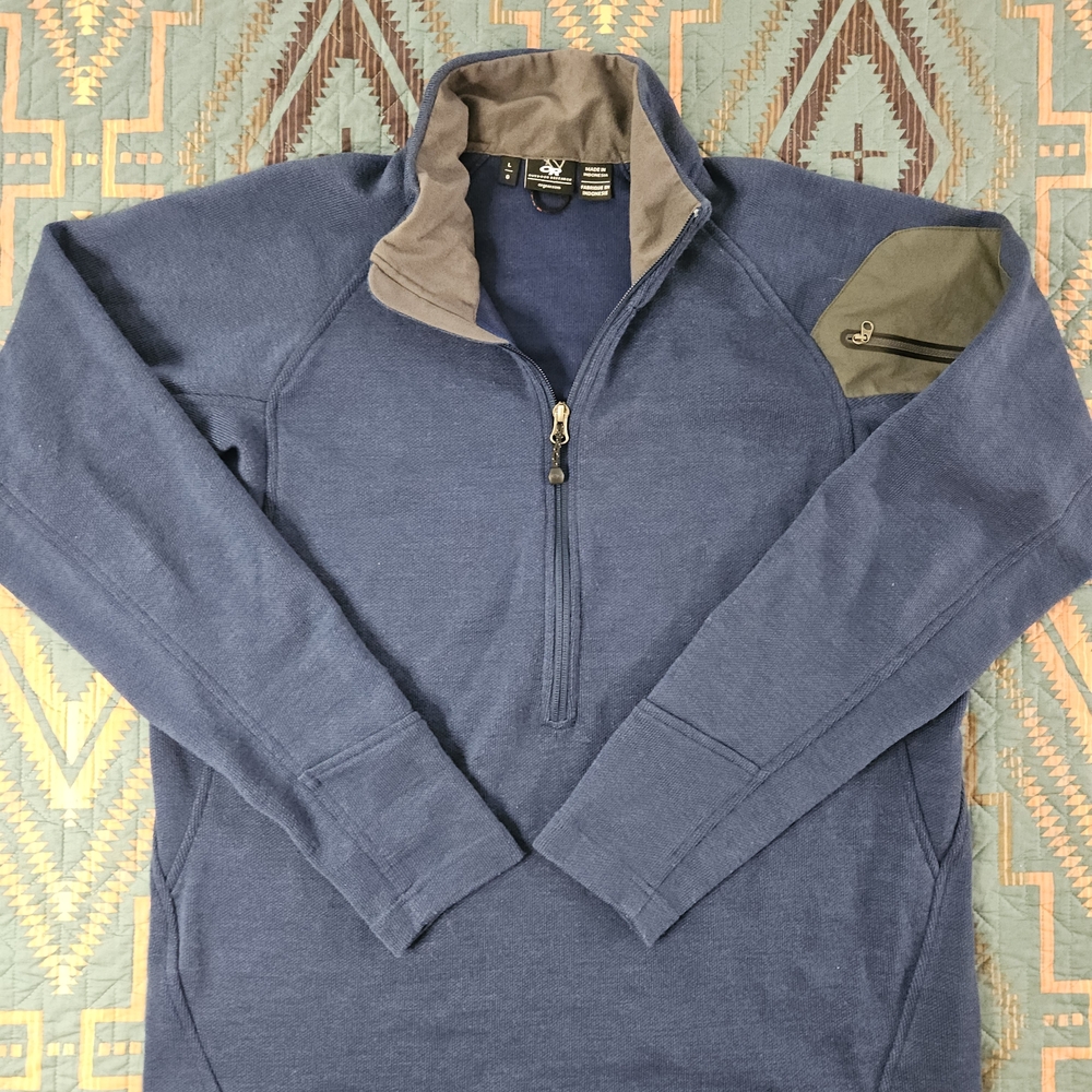 Outdoor Research Navy and‎ Charcoal Pullover. #1271